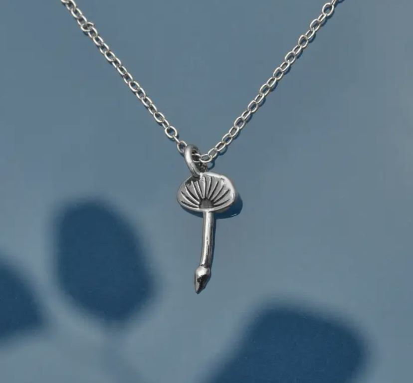 Nina Designs - Sterling Silver Dandelion Fluff Necklace 18 Inch